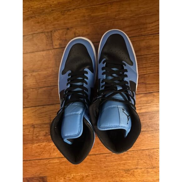 Nike Jordan 1 Mid University Blue Black Size 13 main image 4
